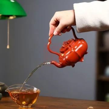 Ấm Tử Sa Di Lăng Đề Lương 370ml - Đất Chu Nê Triệu Trang 80 Năm - Nghệ Nhân Vương Mẫn - Hình ảnh 5