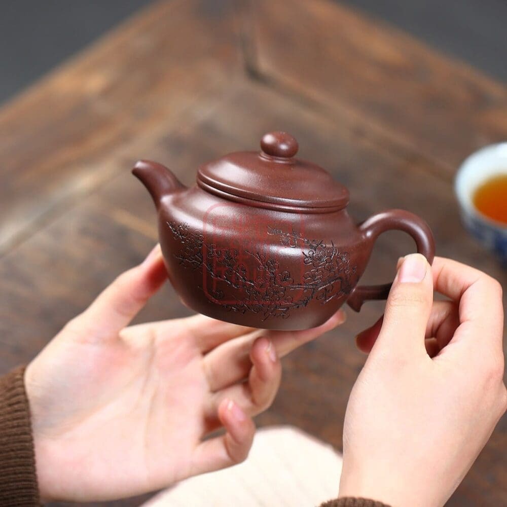 Ấm Tử Sa Truyền Hương 230ml - Đất Nguyên Khoáng Tử Nê - Nghệ Nhân Chu Hồng Minh | Trần Ký - Trà Chính Phẩm & Tử Sa Chuẩn Nghi Hưng Am Tu Sa Truyen Huong 230ml Dat Nguyen Khoang Tu Ne Nghe Nhan Chu Hong Minh 4