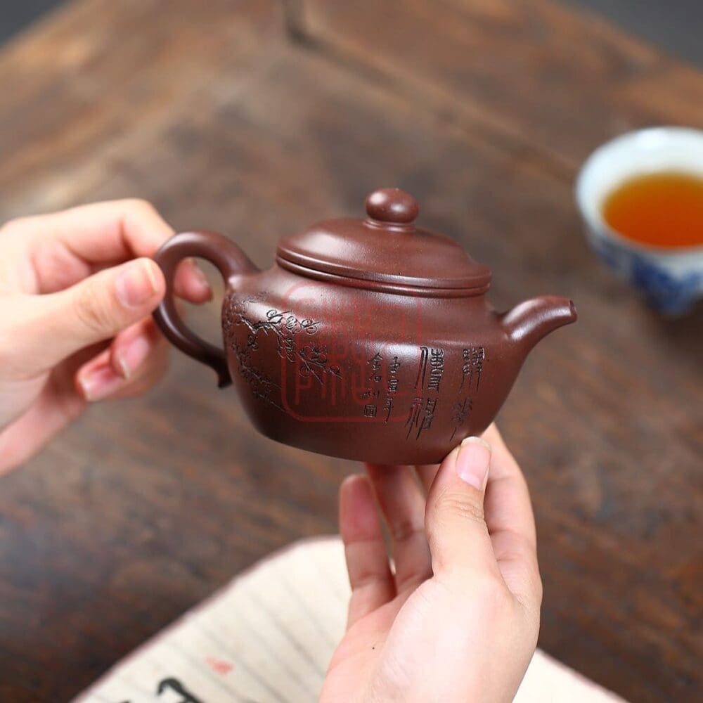 Ấm Tử Sa Truyền Hương 230ml - Đất Nguyên Khoáng Tử Nê - Nghệ Nhân Chu Hồng Minh | Trần Ký - Trà Chính Phẩm & Tử Sa Chuẩn Nghi Hưng Am Tu Sa Truyen Huong 230ml Dat Nguyen Khoang Tu Ne Nghe Nhan Chu Hong Minh 5