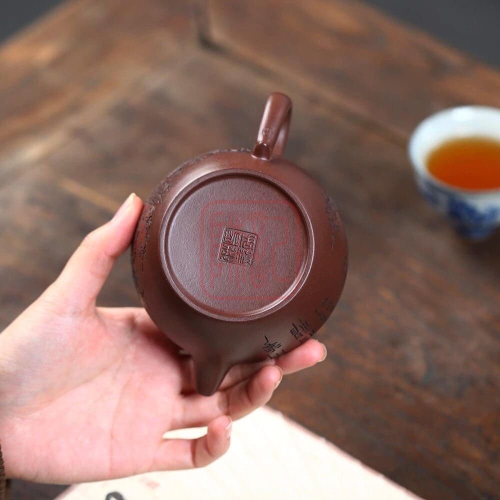 Ấm Tử Sa Truyền Hương 230ml - Đất Nguyên Khoáng Tử Nê - Nghệ Nhân Chu Hồng Minh | Trần Ký - Trà Chính Phẩm & Tử Sa Chuẩn Nghi Hưng Am Tu Sa Truyen Huong 230ml Dat Nguyen Khoang Tu Ne Nghe Nhan Chu Hong Minh 8