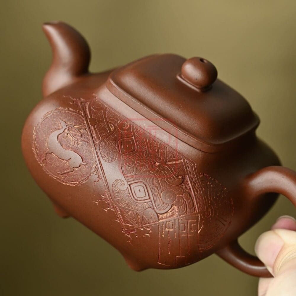 Chế độ xem thay thế của Ấm Tử Sa Truyền Lư 230ml - Đất Đế Tào Thanh - Nghệ Nhân Vương Khánh Hồng
