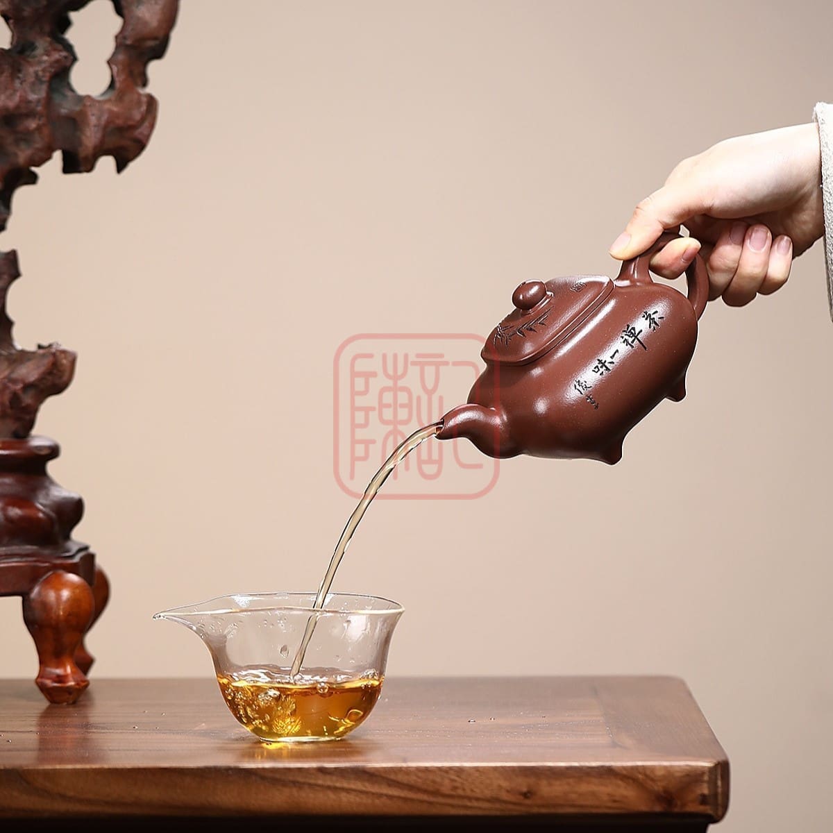 Ấm Tử Sa Truyền Lư 375ml - Đất Nguyên Khoáng Đế Tào Thanh - Nghệ Nhân Diêu Lê Minh | Trần Ký - Trà Chính Phẩm & Tử Sa Chuẩn Nghi Hưng Am Tu Sa Truyen Lu 375ml Dat Nguyen Khoang De Tao Thanh Nghe Nhan Dieu Le Minh 8