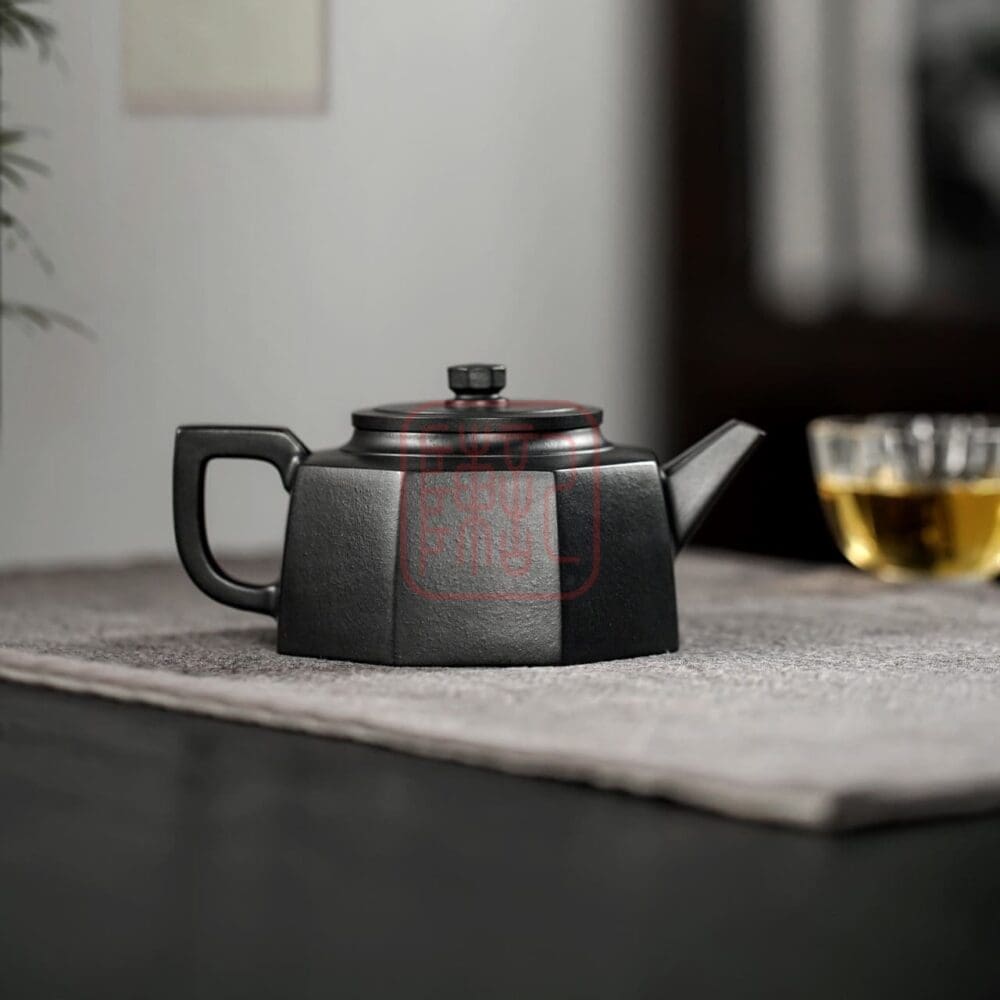 Chế độ xem thay thế của Ấm Tử Sa Bát Phương Tỉnh Chung 300ml - Đất Nguyên Khoáng Đế Tào Thanh Ủ Tro
