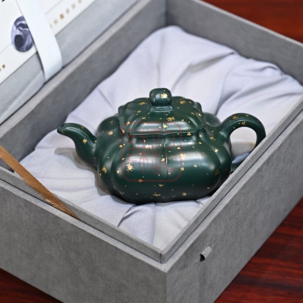 Chế độ xem thay thế của Ấm Tử Sa Cân Vấn Truyền Lư 280ml - Đất Thanh Sumatra - Nghệ Nhân Ngô Đào
