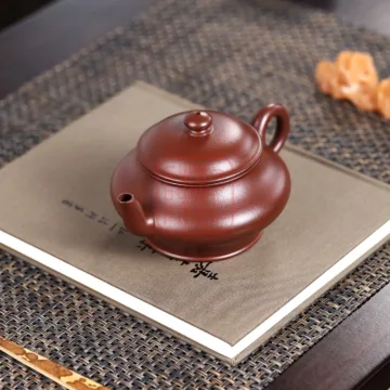 Ấm Tử Sa Hư Biển 310ml - Đất Tử Chu Nê - Thịnh Thị Minh Đào - Hình ảnh 3
