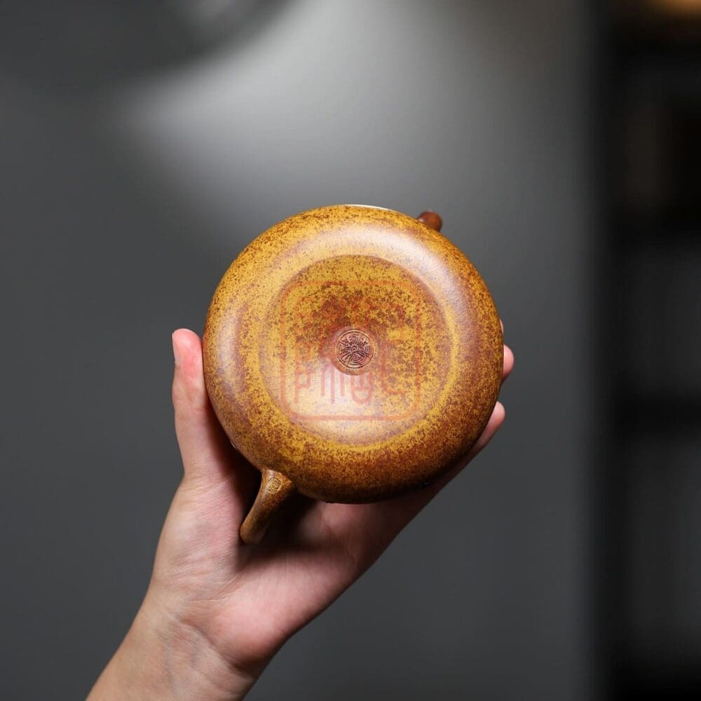 Ấm Tử Sa Nạp Biều 280ml - Đất Hoàng Kim Đoàn Nung Củi - Nghệ Nhân Dương Quân Bảo | Trần Ký - Trà Chính Phẩm & Tử Sa Chuẩn Nghi Hưng Am Tu Sa Nap Bieu 280ml Dat Hoang Kim Doan Nung Cui Nghe Nhan Duong Quan Bao 7