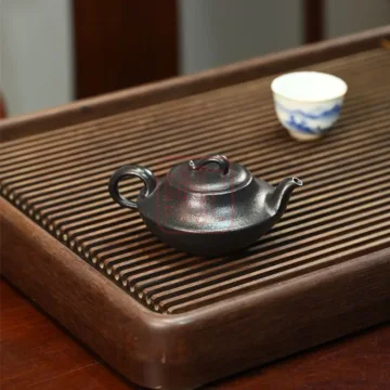 Ấm Tử Sa Nhất Phàm Phong Thuận 230ml - Đất Tử Nê Ủ Tro - Hình ảnh 5