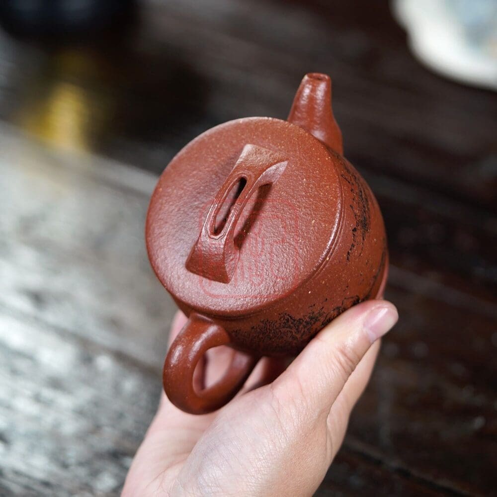 Ấm Tử Sa Hán Ngõa 250ml - Đất Giáng Ba Nê - Nghệ Nhân Dương Chí Cầm | Trần Ký - Trà Chính Phẩm & Tử Sa Chuẩn Nghi Hưng Am Tu Sa Han Ngoa 250ml Dat Giang Ba Ne Nghe Nhan Duong Chi Cam 7