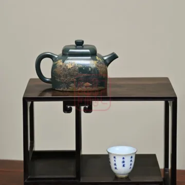 Ấm Tử Sa Thản Phương 500ml - Đất Thanh Sumatra - Nghệ Nhân Thi Xương - Hình ảnh 4