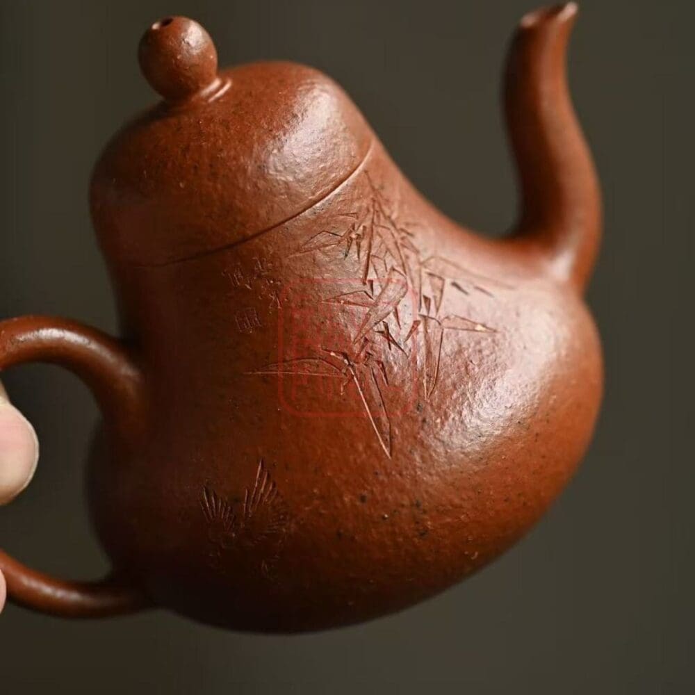 Chế độ xem thay thế của Ấm Tử Sa Tư Đình 170ml - Đất Lão Chu Nê
