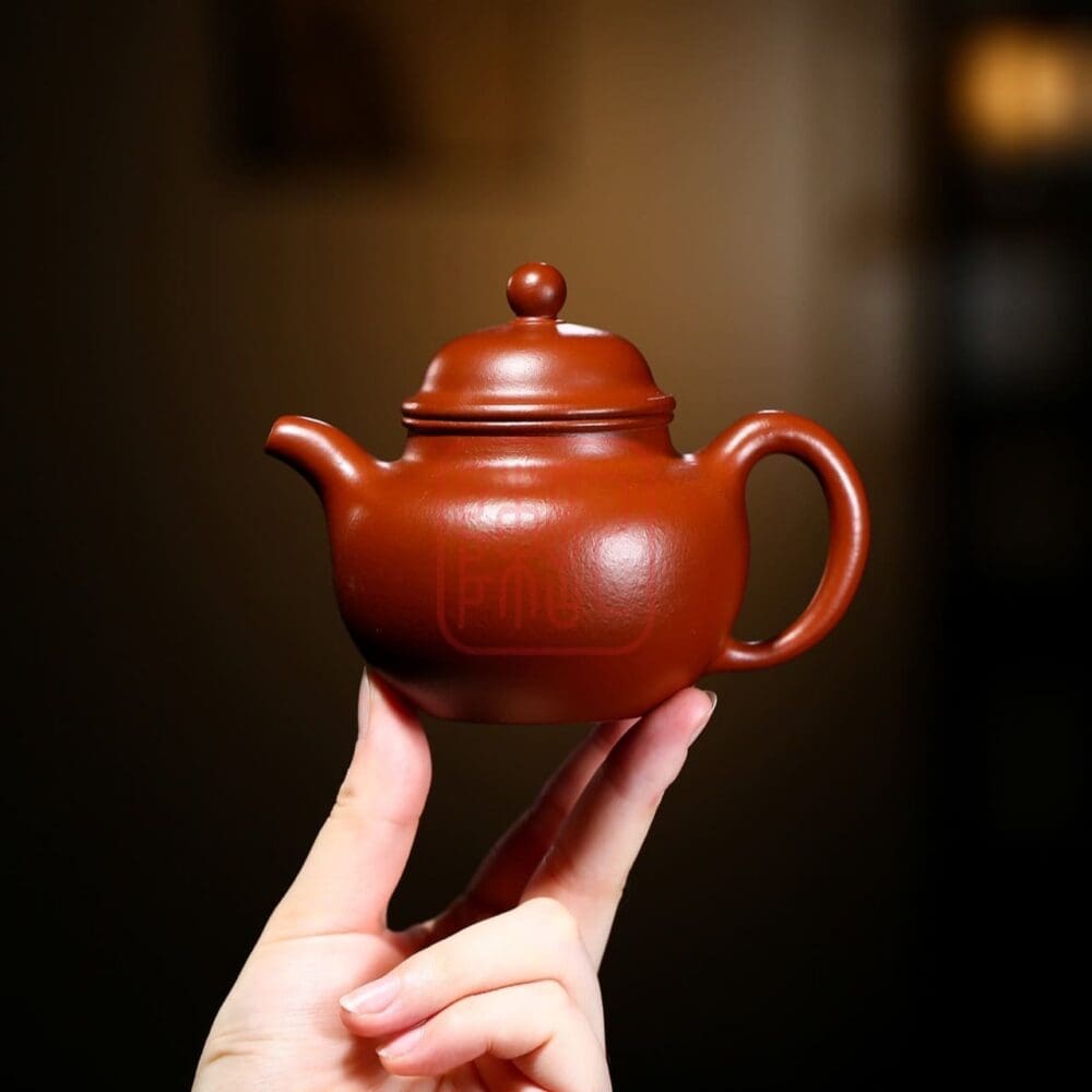 Ấm Tử Sa Xuyết Cầu 170ml - Đất Chu Nê- Nghệ Nhân Chu Thần Dương