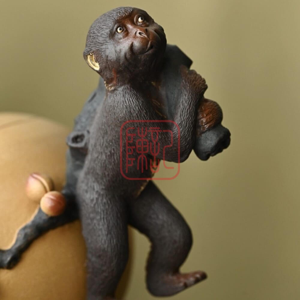 Chế độ xem thay thế của Ấm Tử Sa Linh Hầu Hiến Thụy 300ml - Đất Nguyên Khoáng Đoàn Nê
