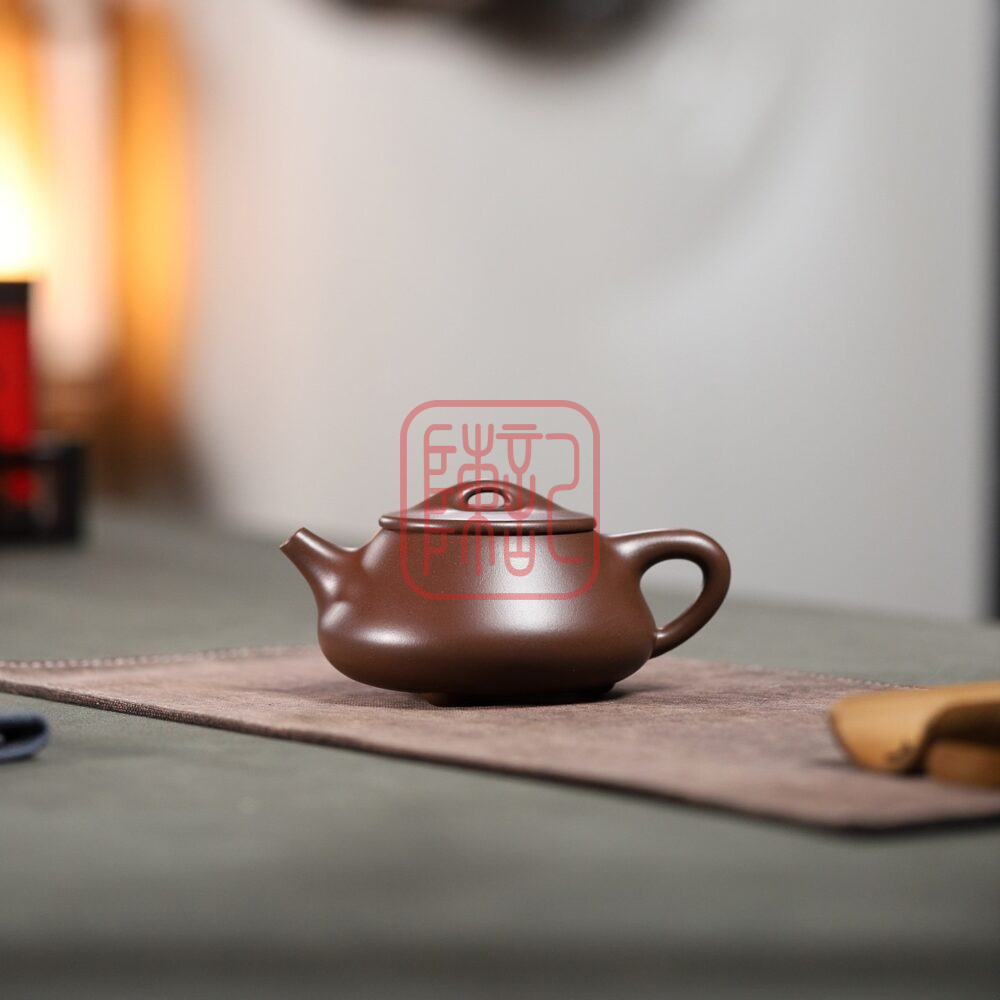 Ấm Tử Sa Cảnh Chu Thạch Biều 230ml - Đất Tử Nê Cực Phẩm - Nghệ Nhân Dương Quân Bảo