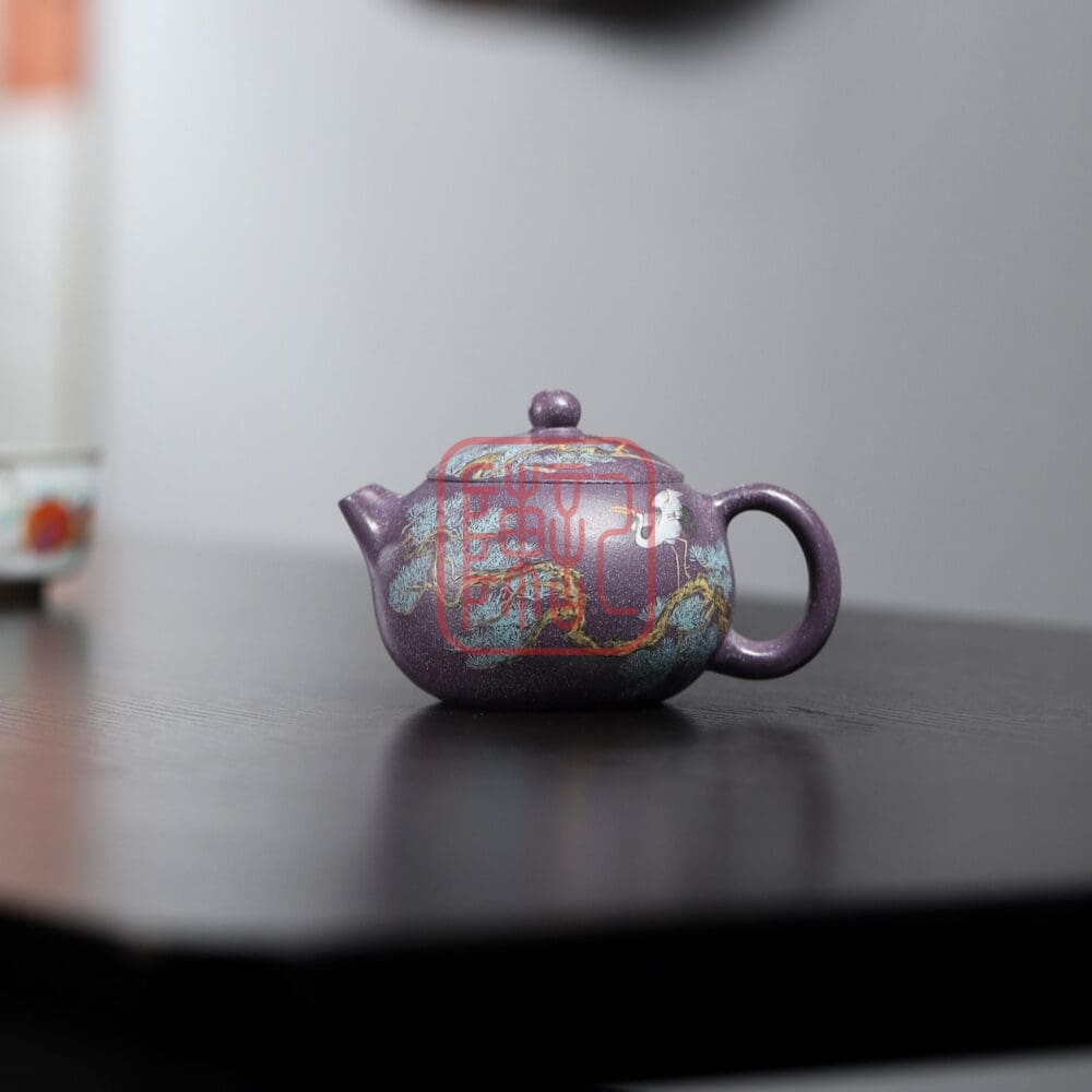 Ấm Tử Sa Tây Thi 220ml - Đất Thiên Thanh Mai Quế Nê - Nghệ Nhân Dương Quân Bảo